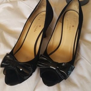 Kate Spade Peep Toe Bow Heels